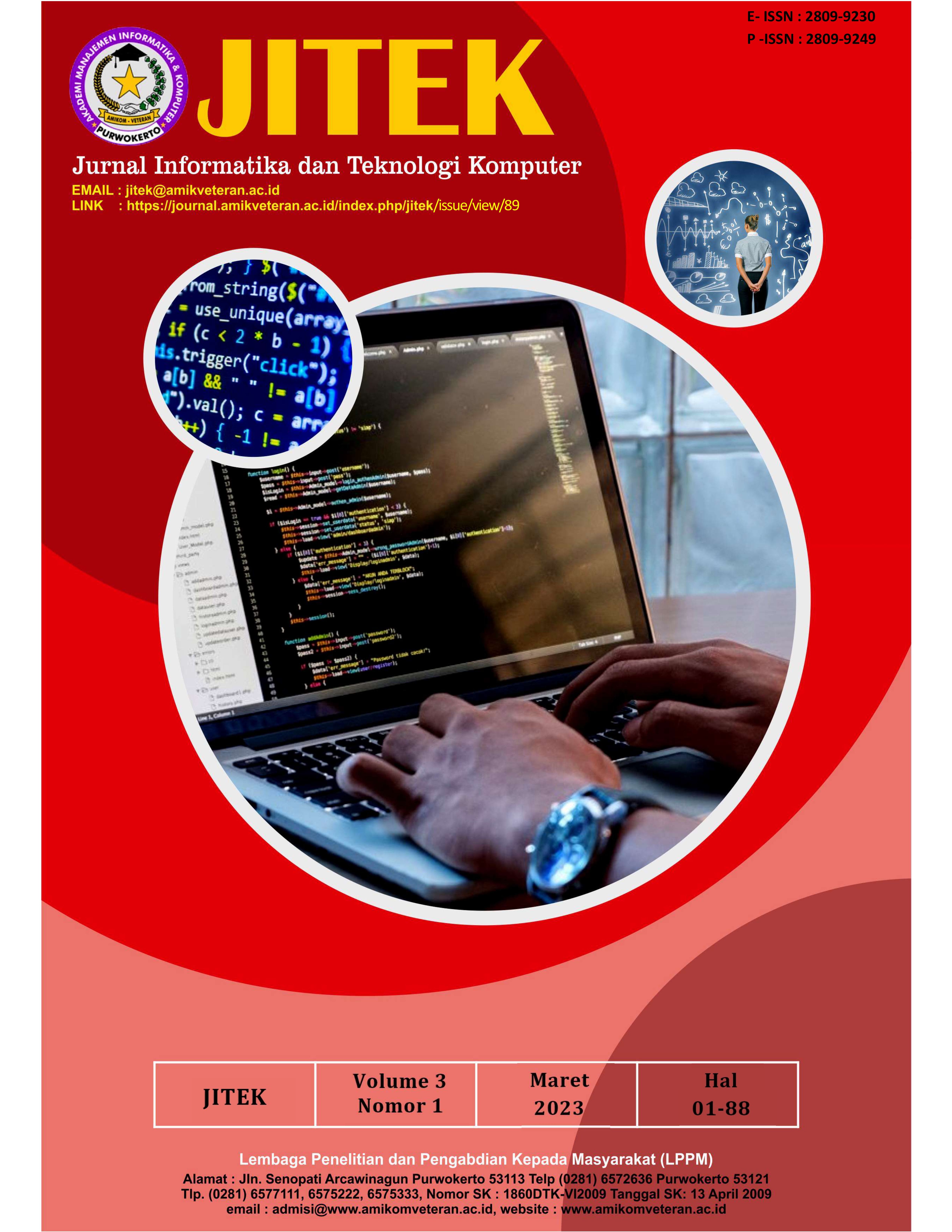 					View Vol. 3 No. 1 (2023): Maret : Jurnal Informatika dan Tekonologi Komputer
				