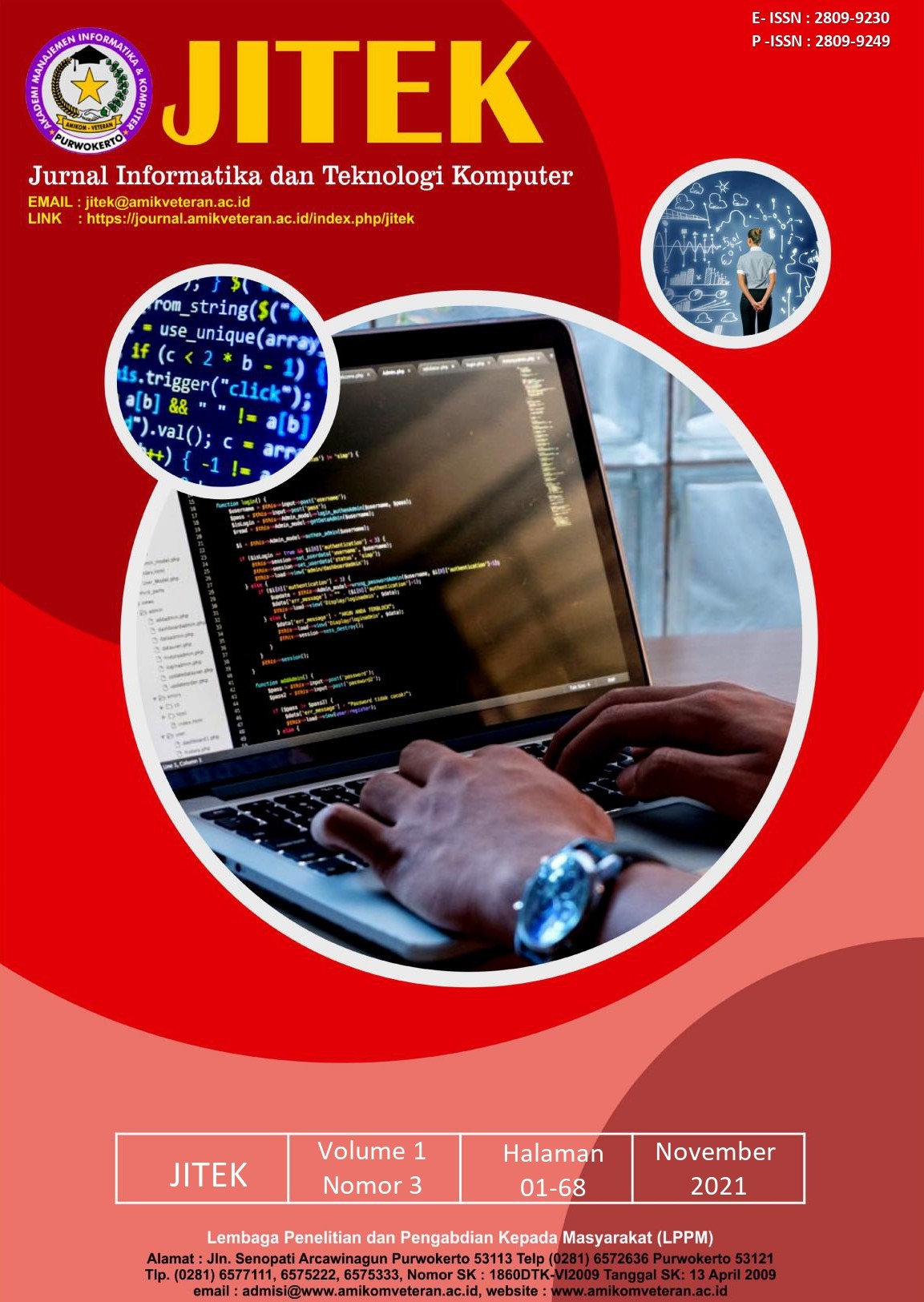					View Vol. 1 No. 3 (2021): November : Jurnal Informatika dan Teknologi Komputer
				