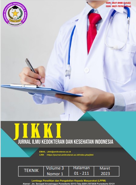 					View Vol. 3 No. 1 (2023): Maret : Jurnal Ilmu Kedokteran dan Kesehatan Indonesia
				