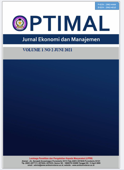 					View Vol. 1 No. 2 (2021): Juni : Jurnal Ekonomi dan Manajemen
				